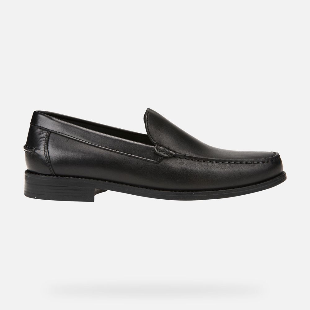 Geox Erkek Loafers Siyah - New Damon - UAJ-653019